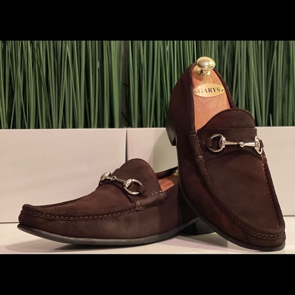Gucci brown suede horsebit loafers mens 🔥🔥10.5🔥🔥 - Picture 2 of 9